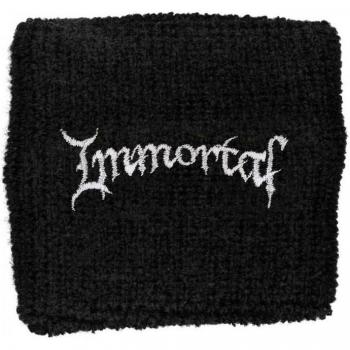 Immortal Logo Geborduurde Polsband One Size Zwart