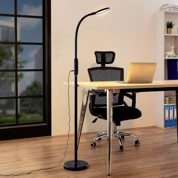 Flexo de pie LED con tecnología CCT y control de atenuación de Priors Darium