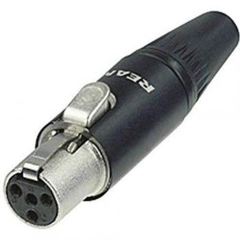 Rean AV RT4FC-B Miniatur-XLR-Steckverbinder Buchse, gerade Polzahl