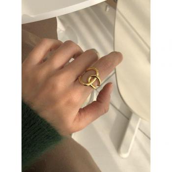Elegant Cross Knot Couples’ Finger Jewelry