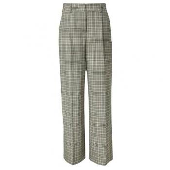 Comma Identity Karohose Wide Leg Braun Damen Größe 44