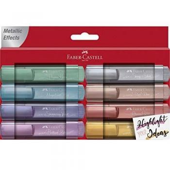 Faber-Castell Textmarker TL 46 metallic rose