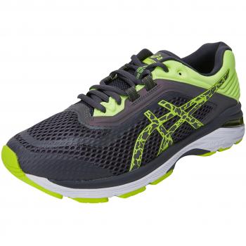 ASICS Gt‑2000 6 Lite Men’s Training Shoe – Dark Grey/Safety Yellow (Size 9 UK / 44 EU)