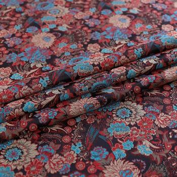 Tissu de satin décoratif pour kimono