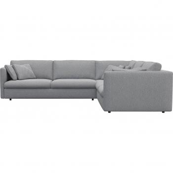 Lovane L-Form Ecksofa, FLEXLUX, weich und anschmiegsam