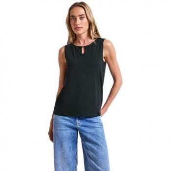 STREET ONE Shirt-Top mit Ausschnitt