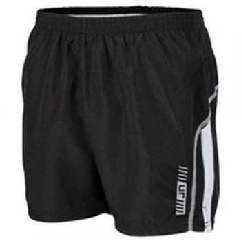 James and Nicholson Men's Running Trunks (XXL) (Black/White)