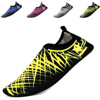 AquaGlide Badeschuh von VILISUN – Gelb, 42/43 EU, slip-on, atmungsaktive Surf