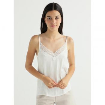 ONLY Camiseta de tirantes mujer BDW Noos Cloud Dancer en tono blanco