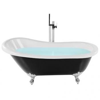 Baignoire îlot design noir 1700 x 760 mm