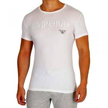 Maglietta A Maniche Corte Emporio Armani 111035 Cc716 White M