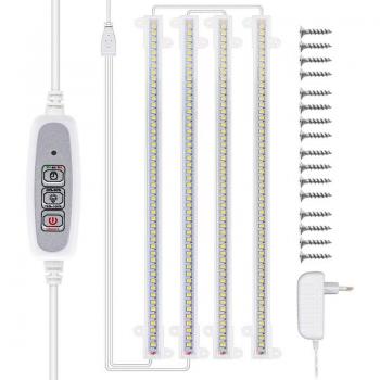 4PCS White LED Grow Light for Orchids
