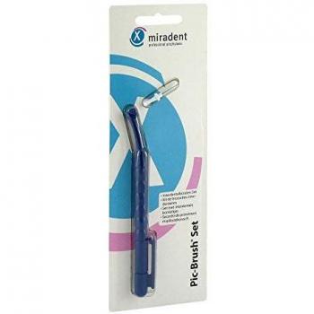 Interdentalkurzbürste Miradent PIC‑Brush, 1 Stück – blau
