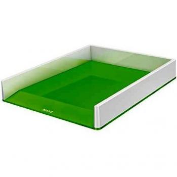 Corbeille à Courrier A4 Vert LEITZ WOW Duo Colour