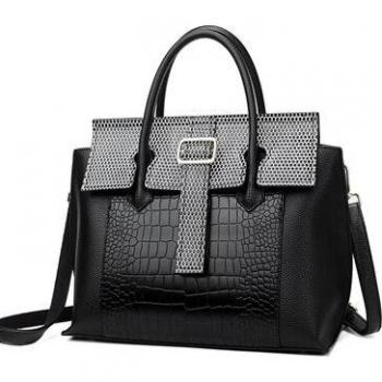 Bolso Tote de mujer con diseño de cocodrilo