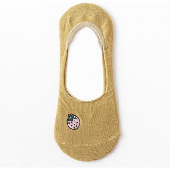 1 Paar Nette Karikatur Socken für Frauen mit Silikonunterseite