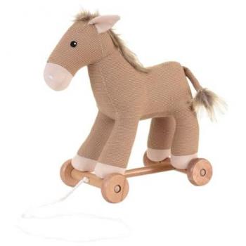 Henry, il cavallo di peluche su ruote