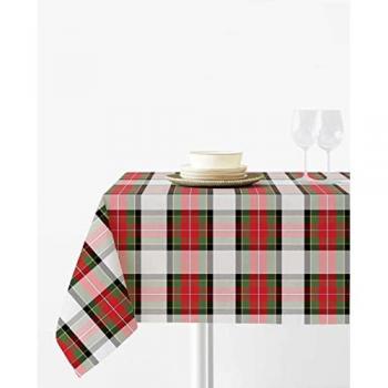 Mantel Escocés Navidad para Mesa 90x90
