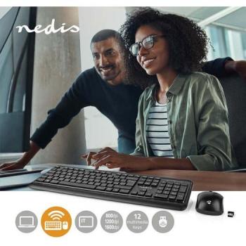 Connettore USB 800/1200/1600 – Set Tastiera Mouse Nedis