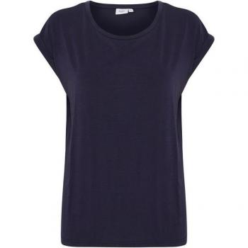 Saint Tropez Damen Rundhalsshirt, LYOCELL Komfort