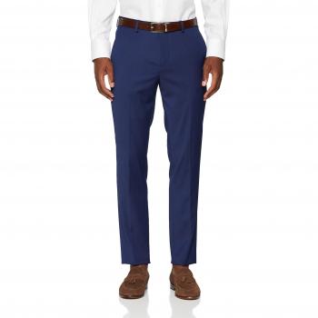 Pantalones de Traje Slim Mylobill Azul para Hombre