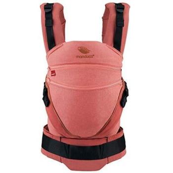 Manduca All‑In‑One Babytrage in Baumwoll‑Denim‑Rouge