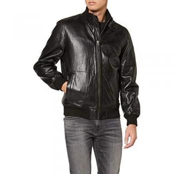 Pepe Jeans Freddie Chaqueta Hombre, Negro, Talla única