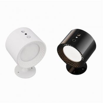 Lampada Parete Ricaricabile USB LED 3 Colori Luce Orientabile Bd01-3c