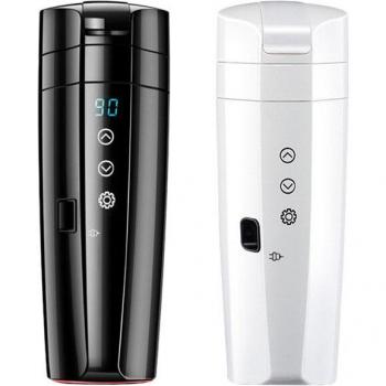 12V 24V 400ML Electric Heating Cup for Car with Intelligent Display