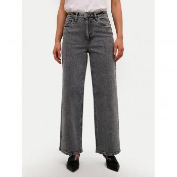 Graue Wide-Leg-Jeans „Ryana“ (