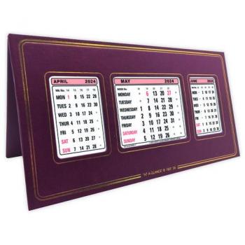 At-A-Glance 3S 2018 Desk Calendar Three Month to View
