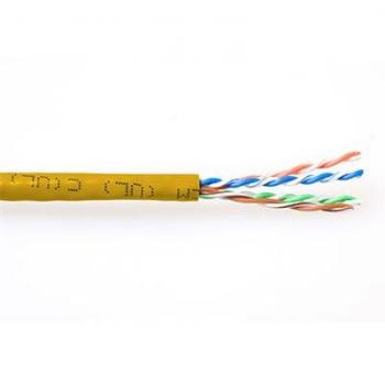 Cable de Red UTP CAT6 Amarillo 305 Metros