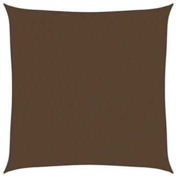VidaXL Solar Shade Sail 6x6 m, Brown, 160 g/m² HDPE