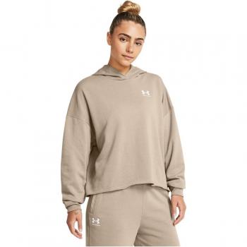 Sudadera de mujer Under Armour Rival Terry Beige M