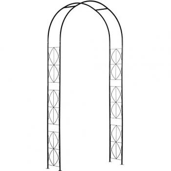 Metal Vintage Lawn Arbor Trellis for Rose Climbing Plant Support