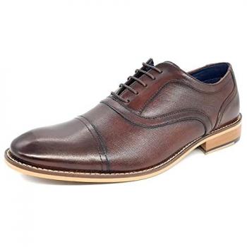 Frank James Burgundy Oxford Shoes – Men's UK 11