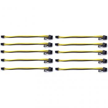 Extensor de Alimentación PCIe 6 a 8 Pines, Longitud 24 pulg
