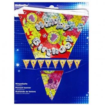 Amscan Holografisches Banner zum ersten Geburtstag