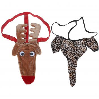 Thongs Homme Léopard Couleur Assortie 26X15CM