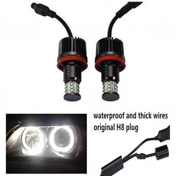 Ddyyhe A37 Luz LED Angel Eyes H8 180W para BMW E70 E71