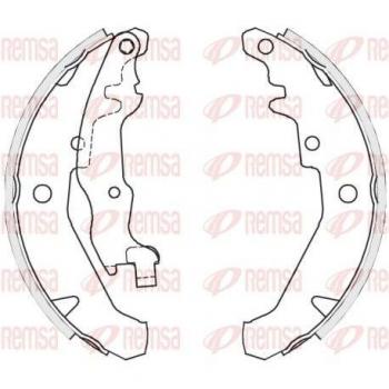 Conjunto de maxilas de travão REMSA 4139.01