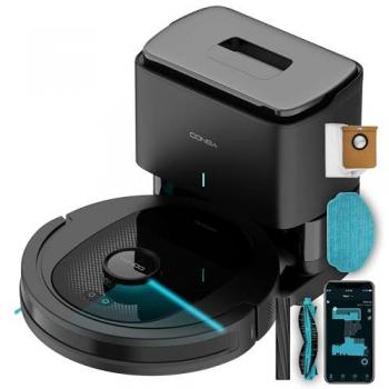 Conga 8490 Ultimate – Robot Nettoyeur à Laser, Base Auto‑Vidante
