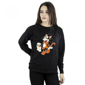Minnie Mouse Trick-or-Treat Cat Sweater for Women – Black, Size 3XL
