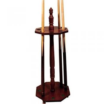 Support à billard octogonal pour 8 queues Buffalo Marron