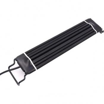 Lumière pour aquarium d'eau douce avec supports extensibles, LED blanche et bleue