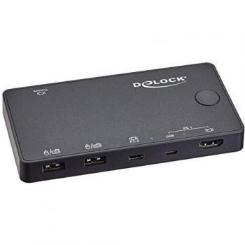 DeLOCK 11477 KVM Switch HDMI/USB-C 4K 60 Hz
