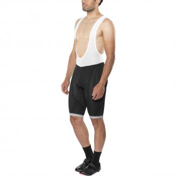 Herren-Bibshorts Shimano Aspire XL, Schwarz/Weiß, Modell 2019