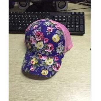 10pcs/lot Women's Casual Baseball Cap with Rose Print
