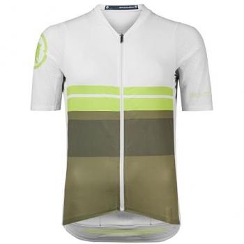 Maglia Endura Pro SL Race uomo, taglia M, colori bianco e verde oliva