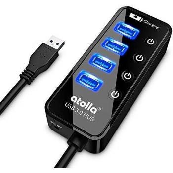 Atolla Hub USB 3.0 4 Ports SuperSpeed Noir